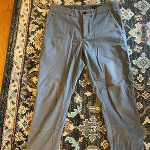 Allsaints Men's Size 28 Park Skinny Chino Pants, Blue